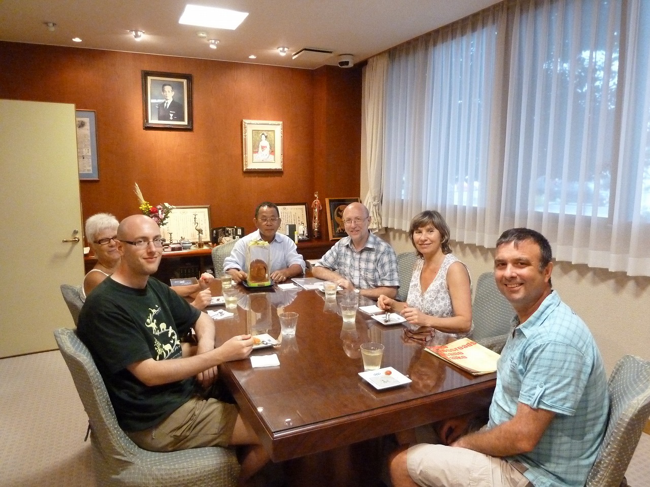 ベルギーからのお客さまと